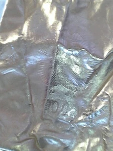 NICE ROBERTO CAVALLI PARFUM LARGE GOLD PU SHOULDER BAG,SOME SCUFFS/WEAR,GC - Picture 1 of 7