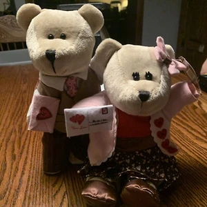 Pair of Starbucks Bearista Love Bears - Picture 1 of 7