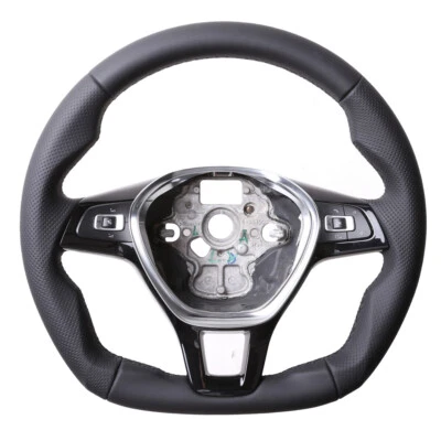 VW Lenkrad Golf 7 Passat T6 Amarok Arteon Caddy Touareg T-Roc Abgeflacht 57464 - Bild 1 von 4