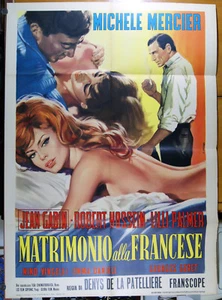 manifesto 2F film LE TONNERRE DE DIEU Michele Mercier Jean Gabin Robert Hossein - Picture 1 of 1