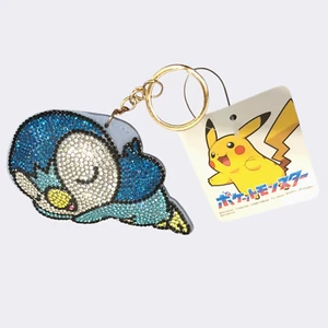 Nuevo Piplup Sleeping Pokemon Llavero Peluche Estrás Pokémon Dije Importación de Japón - Imagen 1 de 3