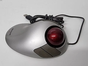 MICROSOFT TRACKBALL EXPLORER 1.0 X08-16056 PS2 /USB ERGONOMIC MOUSE - Picture 1 of 7