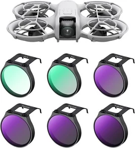 Kit de filtro K&F Concept ND UV, CPL, ND8, ND16, ND32, ND64 filtro para DJI NEO - Imagen 1 de 49