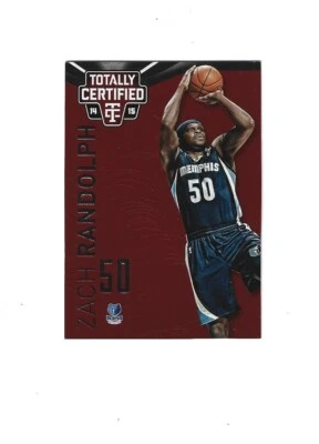 2014-15 Totally Certified Platinum Red #5 Zach Randolph /279  MEMPHIS GRIZZLIES - Image 1 of 2