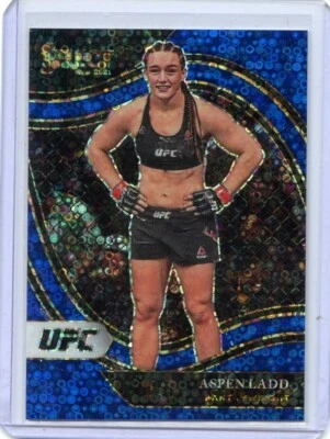 2021 Select UFC Prizms Blue Disco #276 Aspen Ladd 62/99 - Image 1 of 2
