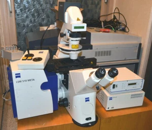 Carl Zeiss Microscope LSM 510 META Confocal with Axiovert 200M [#A202] - Picture 1 of 12