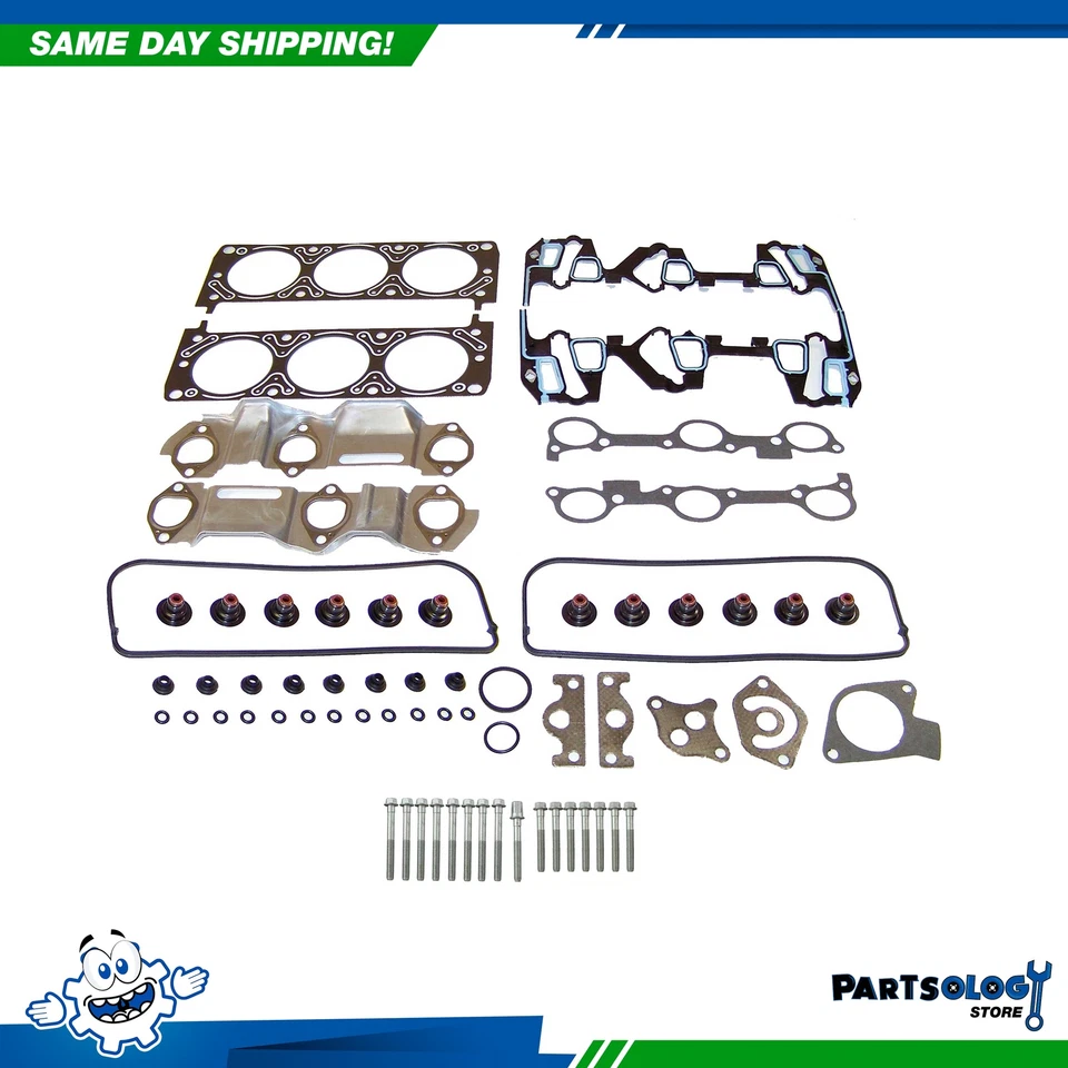 DNJ HGB31472 Cylinder Head Set with Head Bolt Kit For 1995 Buick Century 3.1L - Image 1 of 3