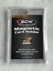 BCW Magnetic Card Holder 35-Pt (5-Pack) -  FREE Shipping! - Picture 1 of 7