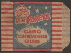 CHIX BUBBLE GUM PACKET- POPEYE THE SAILOR MAN 1960 (X50) EXCELLENT CONDITION - Picture 1 of 2