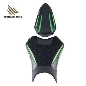 Wolfline Moto Driver Pillion Full Set Seat For Kawasaki Ninja 500/Z500 2024-2025 - Picture 1 of 18
