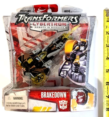 Brakedown Scout Class Transformers Cybertron 2005 Hasbro sellado Foto 1 de 4