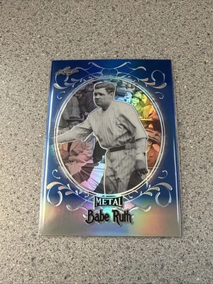 2019 Leaf Metal Babe Ruth Blue Refractor /50  - Imagem 1 de 3