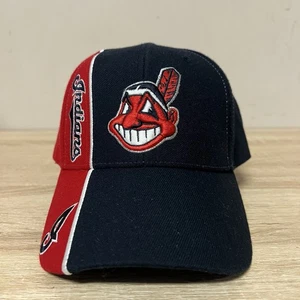 Vintage Cleveland Indians Chief Wahoo MLB Adjustable Hat Cap Twins Enterprise - Picture 1 of 7