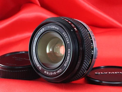 Olympus OM-System G. Zuiko Auto-W 28mm f/3.5 [Near MINT] Wide Angle Lens JAPAN - Image 1 of 4