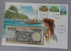 Banknotenbrief - Fiji 1 Dollar - Kassenfrisch, UNC Banknote