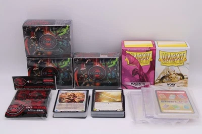 Ultra Pro Chaotic TCG Official Side Loading Deck Boxes, Sleeve Protectors Lot - Image 1 of 4