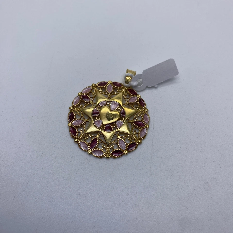 CIONDOLO ARGENTO 925, la presentosa gioiello artigianale tipico d' Abruzzo P205 - Immagine 1 di 1