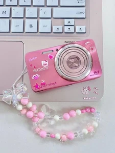 Sony Cyber-shot DSC-W570 fotocamera digitale 16,1 MP 5x zoom ottico messa a fuoco automatica rosa - Foto 1 di 12