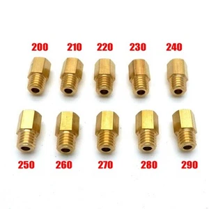 Main Jets Hex Style Carb 10x Accessories Aluminum M5x0.75mm Replace New - Picture 1 of 12
