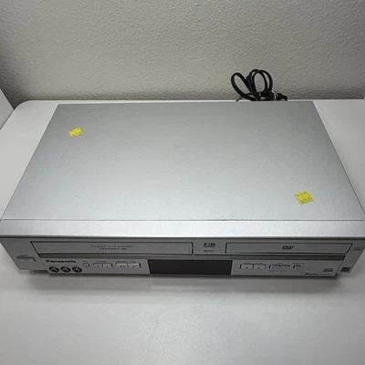 Panasonic PV-D4734S Double Feature HI-FI 4 Head Stereo VHS VCR DVD Combo Player - Image 1 of 4