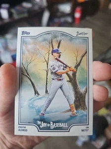 2025 Topps x Bob Ross Pete Alonso Beauty Is Everywhere SP Short Print - Picture 1 of 2