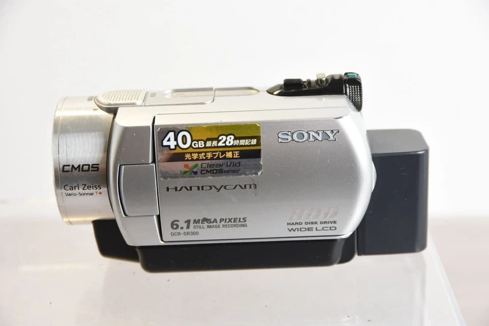 SONY DCR-SR300 Handycam Digital Video Camera Recorder Silver Used Japan - Image 1 of 4
