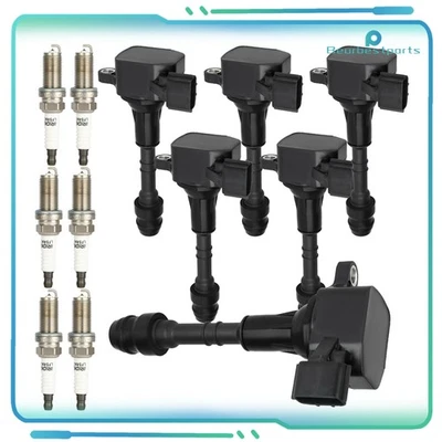 Bobinas de encendido y bujías de platino para Nissan Pathfinder V6 4,0 L 2005-2012 Foto 1 de 4