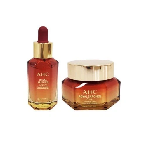 Juego de ampolla y crema AHC Royal Saponin Foto 1 de 1
