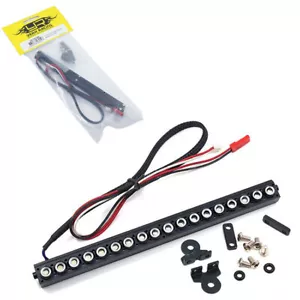 Yeah Racing YA-0507BK 1/10 Aluminum White LED Light Bar Black for Crawler - Picture 1 of 1