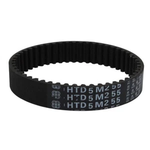 HTD5M 51 Teeth Engine Timing Belt Rubber Geared-Belt 255mm Girth 15mm Width.⊕IK - Picture 1 of 1