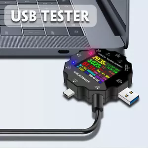 DC5.5/Type-C/USB Digital Meter Tester Multimeter Current Voltage Monitor Power - Picture 1 of 8