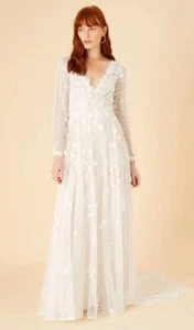 Monsoon Ivory Bridal Wedding Dress UK8 £750 - Picture 1 of 23