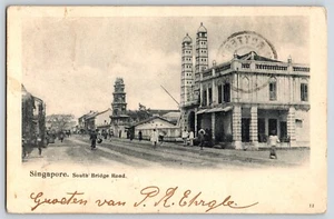 Postcard Singapore Hindu Temple South Bridge Road - Picture 1 of 3
