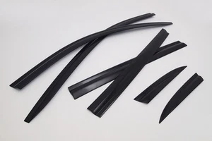 Smoke Weather shields 6pcs for 2016 ~ 2019 New Generation Renault Koleos QM6 - Picture 1 of 11