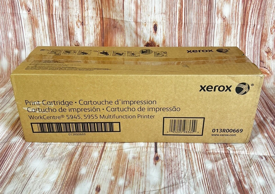 •SEALED• Xerox (013R00669) Black Print Cartridge - Image 1 of 1