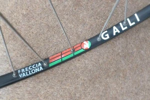 Classic Campagnolo Mirage Hub 700C Tubular Front Wheel with GALLI Rim in Black - Picture 1 of 5