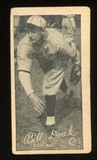 1923 W572 Strip Card Hand Cut Baseball Bill Doak VG