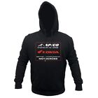 New Adult APICO TEAM HOODIE BLACK Enduro Motocross M L XL XXL Hoody