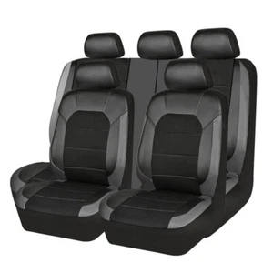 Juego de 9 PIEZAS Duradero PU Coche SUIV Cubierta Malla Tela Asiento Cojín Protector Transpirable - Imagen 1 de 10