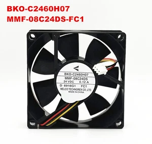 MMF-08C24DS-FC1 Mitsubishi inverter Cooling Fan BKO-C2460H07 8CM 24V 0.12A - Picture 1 of 8