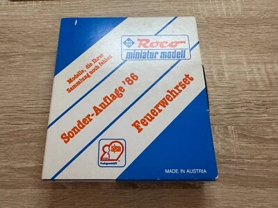 Roco 1326 1:87 Pompieri Set Sonderauflage ´86 IN Conf. Orig. Inutilizzati (L) - Immagine 1 di 3