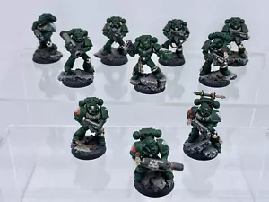 GW 40K - Space Marines Dark Angels Tactical Squad painted (6A3 CM) - Bild 1 von 10