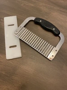 Cortador de arrugas de chef mimado picador manual con protector de acero inoxidable  - Imagen 1 de 9