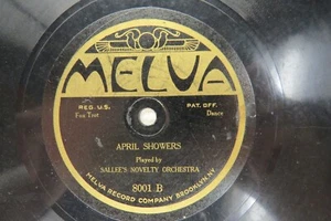 Sallee's Novelty Orch. - MELVA 8001 - RARE LABEL - April Showers & Ilo - Picture 1 of 4