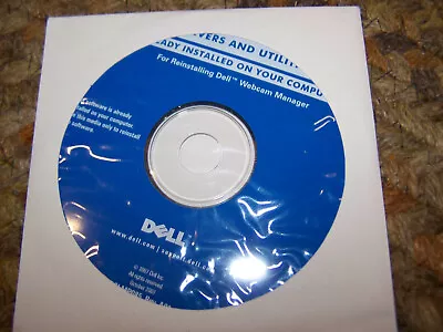 SEALED Dell Drivers and Utilities 2007 CD Dell Webcam Manager MP085 Rev. A01 - Image 1 of 2