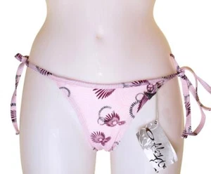 Bnwt Women's Oakley Shipshape Bikini Bottoms Swim Wear Medium New Side Tie - Picture 1 of 3