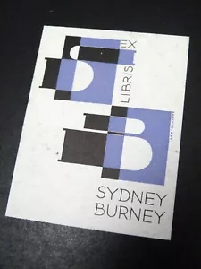 LEE-ELLIOTT art deco bookplate for Sydney Burney, Legends of the Monastic Orders - Picture 1 of 7