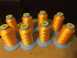 Mari Gold Lot Of 8 Embroidery Thread, 5500 Yd - Picture 1 of 3
