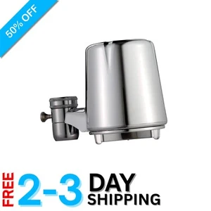 Countertop Water Filter with 200 Gallon Capacity & Chlorine Reduction - Chrome - Picture 1 of 3