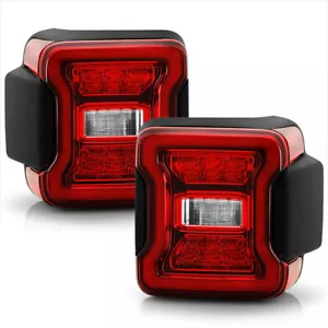 OEM For 2018-2022 Jeep Wrangler JL Rear Led Tail Lights Left & Right 1 Pair - Picture 1 of 15